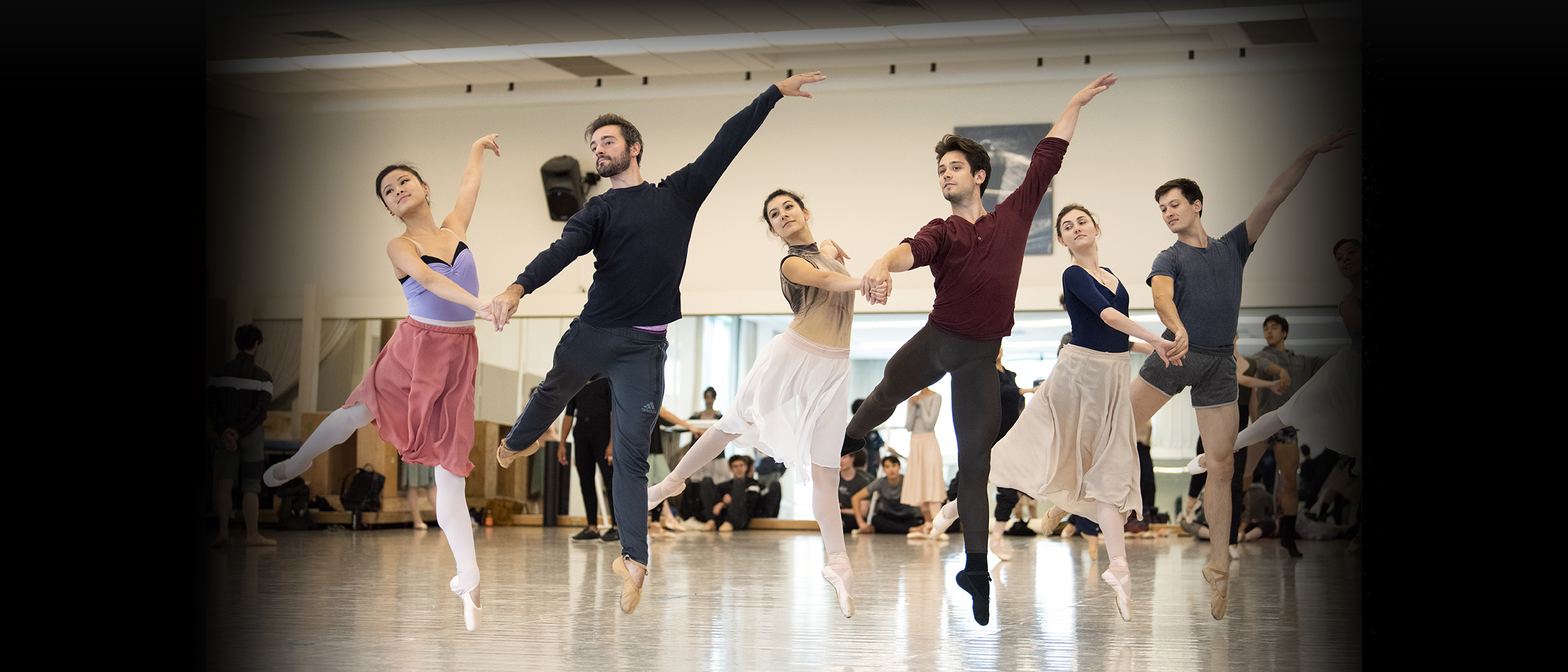 San Francisco Ballet rehearsing Balanchine's A Midsummer Night's Dream // Choreography by George Balanchine © The Balanchine Trust; Photo © Erik Tomasson