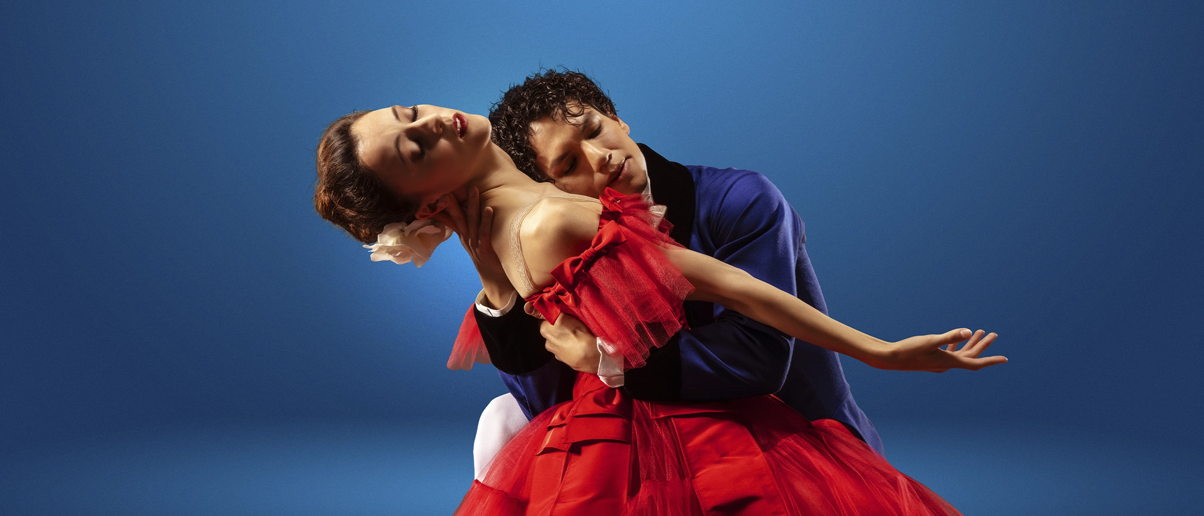 Katherine Barkman and Isaac Hernández as the title characters in Ashton's Marguerite and Armand // © RJ Muna for San Francisco Ballet