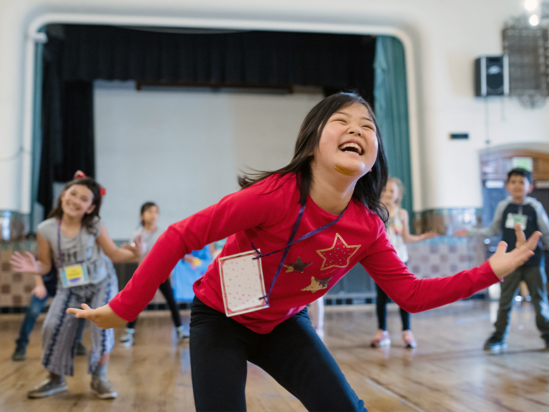Dance In Schools & Communities at Sherman Elementary School. (© Brandon Patoc)