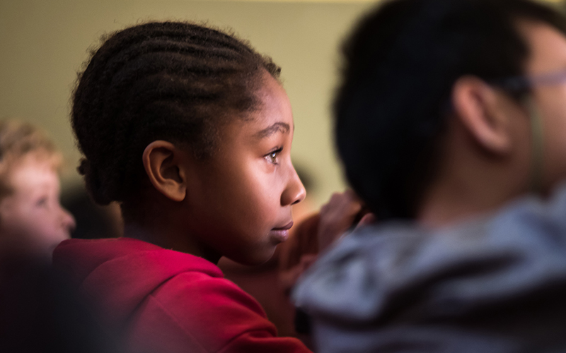 Scenes from a student matinee performance. (© Chris Hardy)