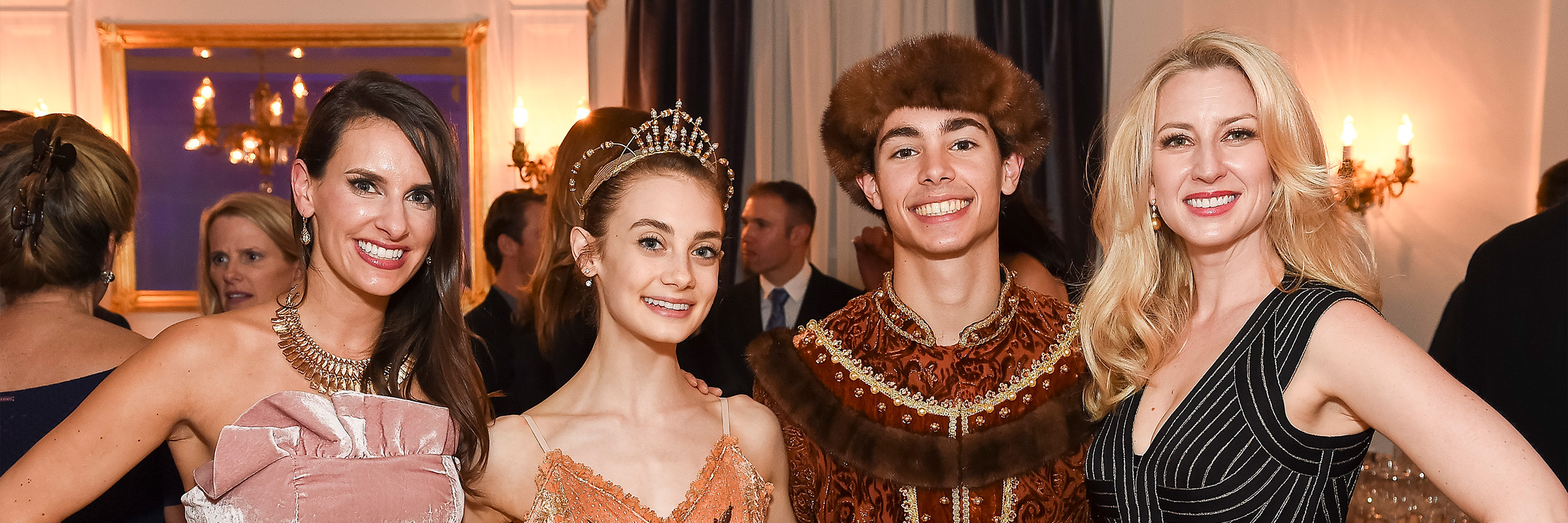 SAN FRANCISCO, CA - November 9 - Patricia Dassios, San Francisco Ballet Students and Lydia Bergman attend SF Ballet's Prelude to the Kiss on November 9th 2017 at Private Residence in San Francisco, CA (Photo - Susana Bates for Drew Altizer Photography)