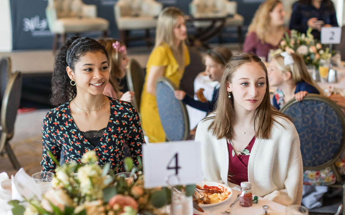 SAN FRANCISCO, CA - March 2 - Angela Watson and Jamie Stephens attend She Persisted: SF Ballet Breakfast Celebrating Women's History Month 2019 on March 2nd 2019 at Fairmont Hotel in San Francisco, CA (Photo - Arthur Kobin for Drew Altizer Photography)