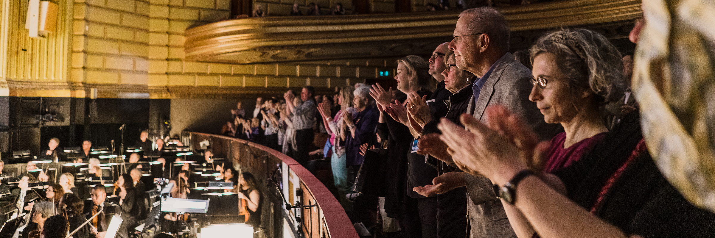 Patrons attending a performance of the San Francisco Ballet \\ © Brandon Patoc