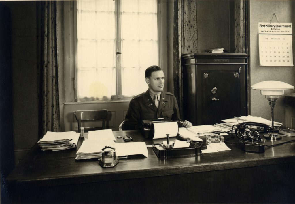 Lew Christensen in his army uniform, circa 1945 // Courtesy of Museum of Performance + Design