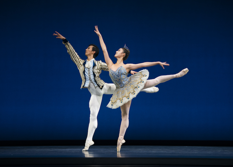 Wona Park and Wei Wang in Gsovsky's Grand Pas Classique // © Erik Tomasson