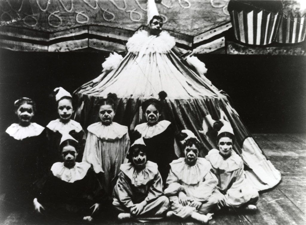 Mother Buffoon and children in Willam Christensen's Nutcracker.