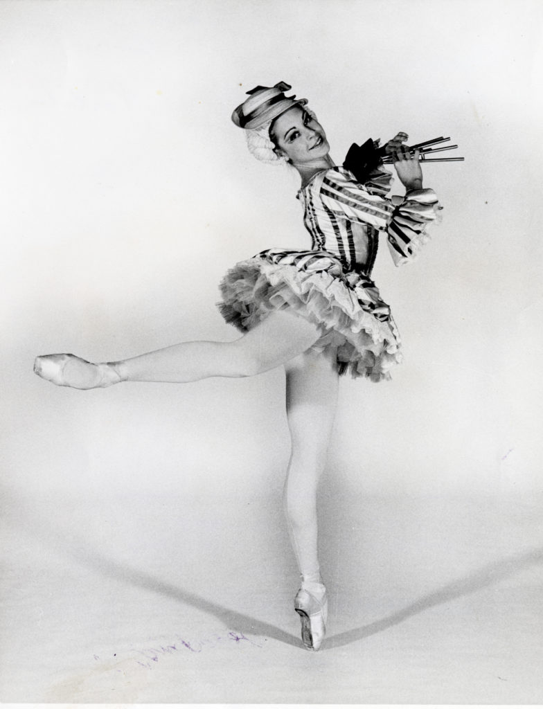 Damara Bennett as a Mirliton in Lew Christensen's "Nutcracker" (© Henri McDowell. Courtesy of the Museum of Performance + Design)