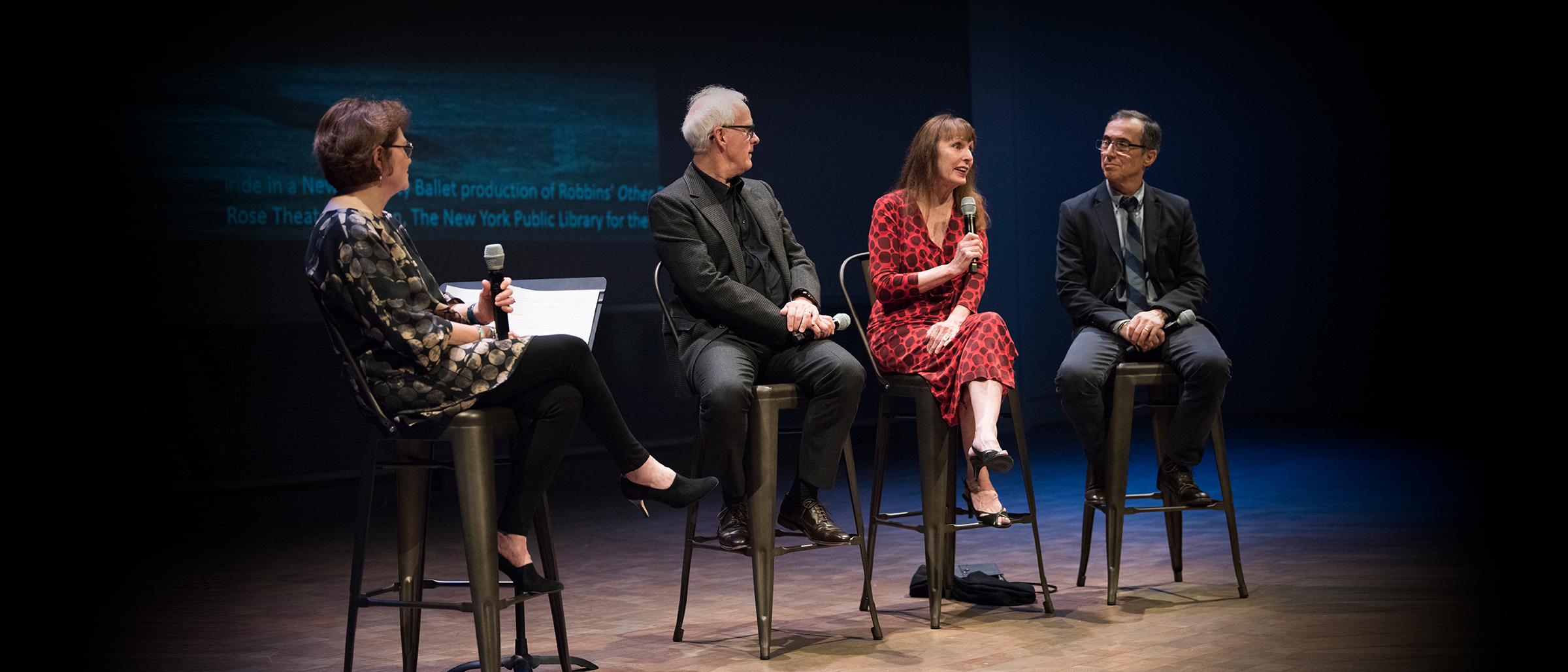 Celebrating Jerome Robbins talk at the Atrium Theatre (c) Erik Tomasson