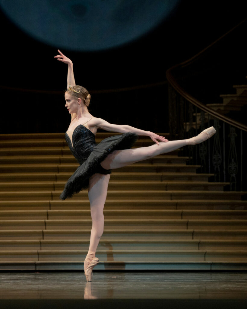 Premium Photo | Beautiful ballroom dancer girl in elegant pose black dress  on grey