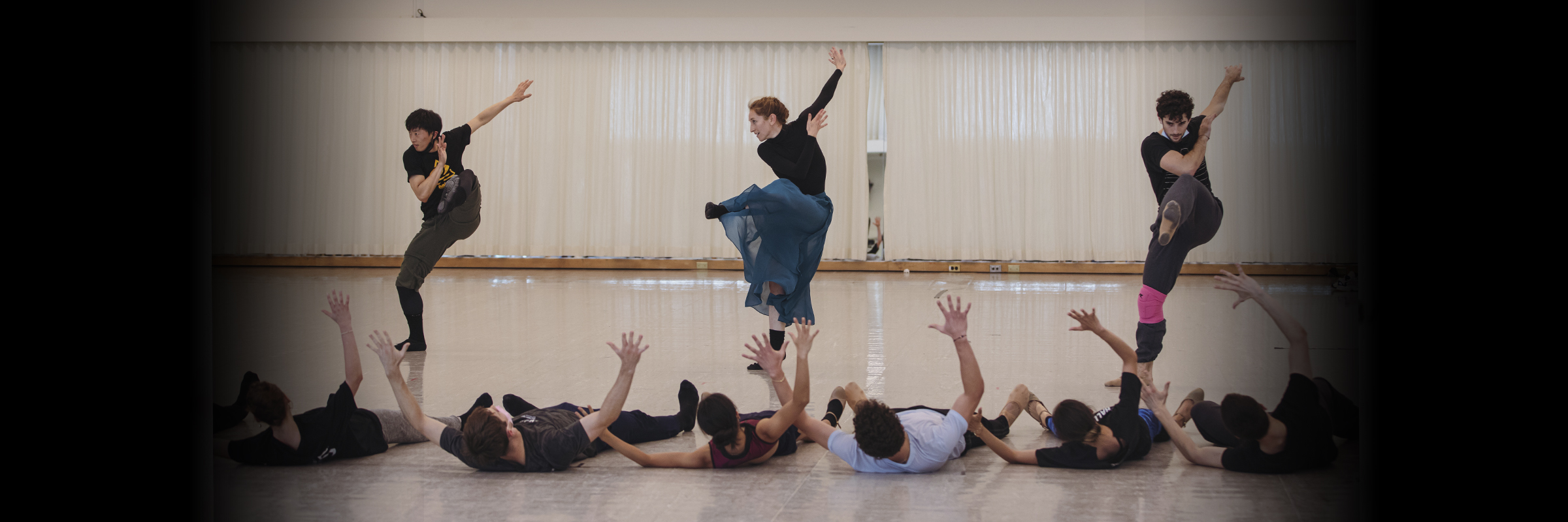 San Francisco Ballet rehearsing Rowe's MADCAP // © Lindsay Thomas