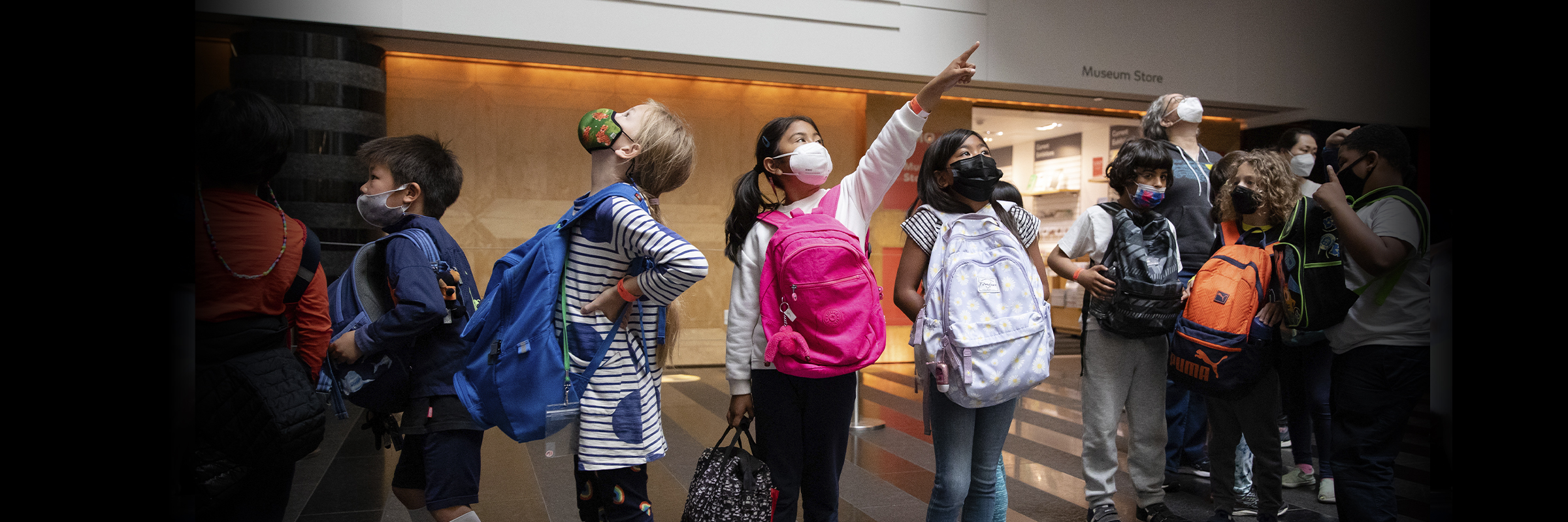 SFUSD students attend SF Ballet's Digital Student Matinee screening of COLORFORMS at SFMOMA // © Alexander Reneff-Olson