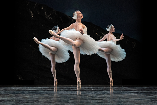 Kamryn Baldwin in Tomasson's Swan Lake // © Erik Tomasson