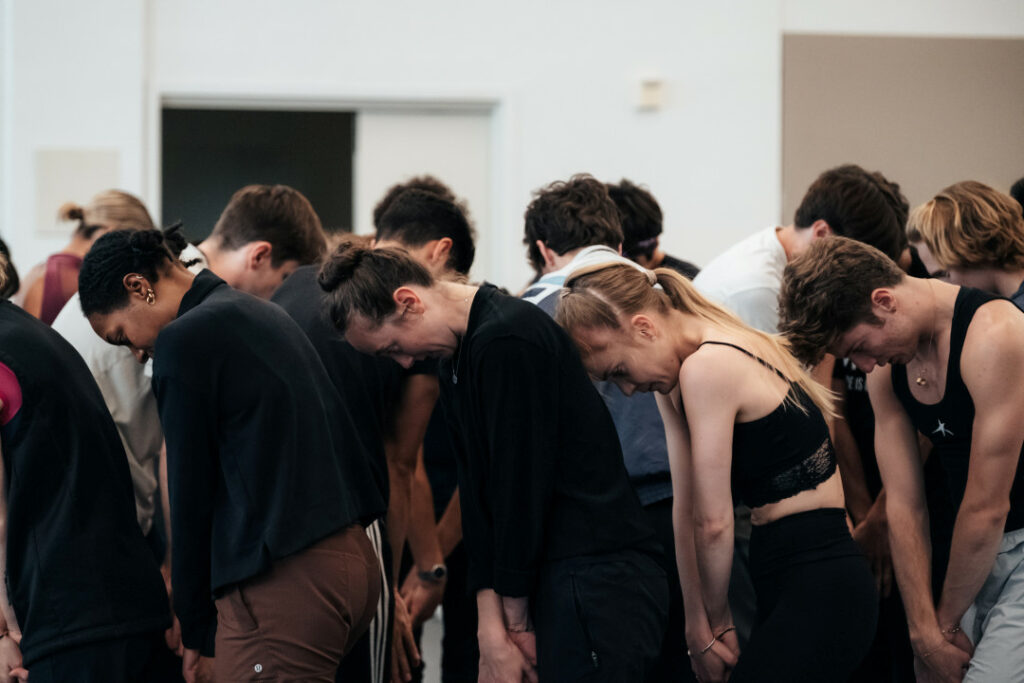 San Francisco Ballet rehearsing Aszure Barton and Sam Shepherd's Mere Mortals // © San Francisco Ballet, photo by Lindsey Rallo