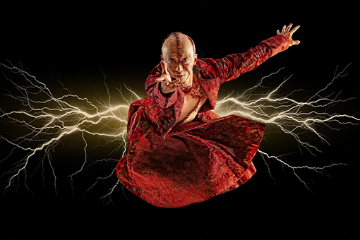 Wei Wang as the Creature in Scarlett's Frankenstein // © San Francisco Ballet, photo by RJ Muna