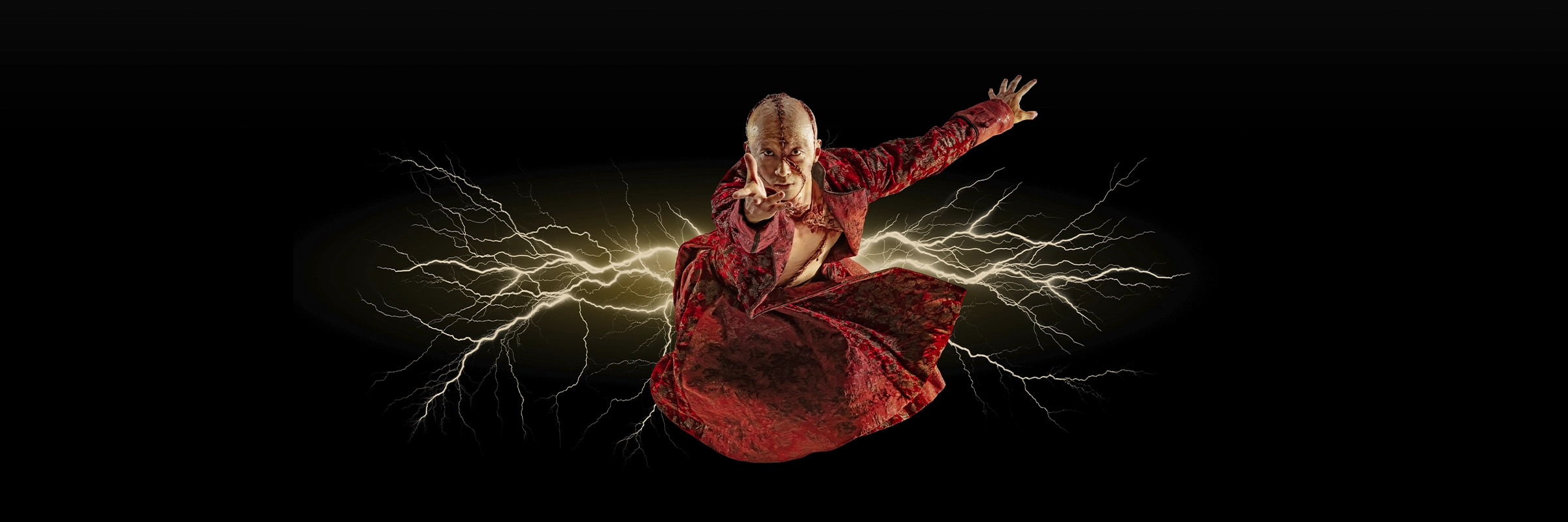 Wei Wang as the Creature in Scarlett's Frankenstein // © San Francisco Ballet, photo by RJ Muna