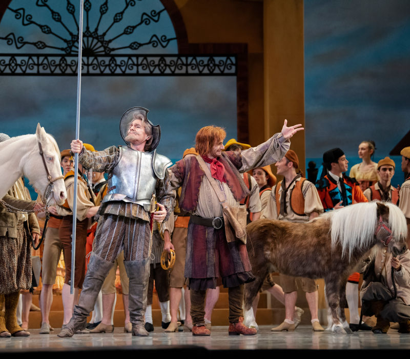 Jim Sohm and Pascal Molat in Tomasson/Possokhov's Don Quixote // © Erik Tomasson