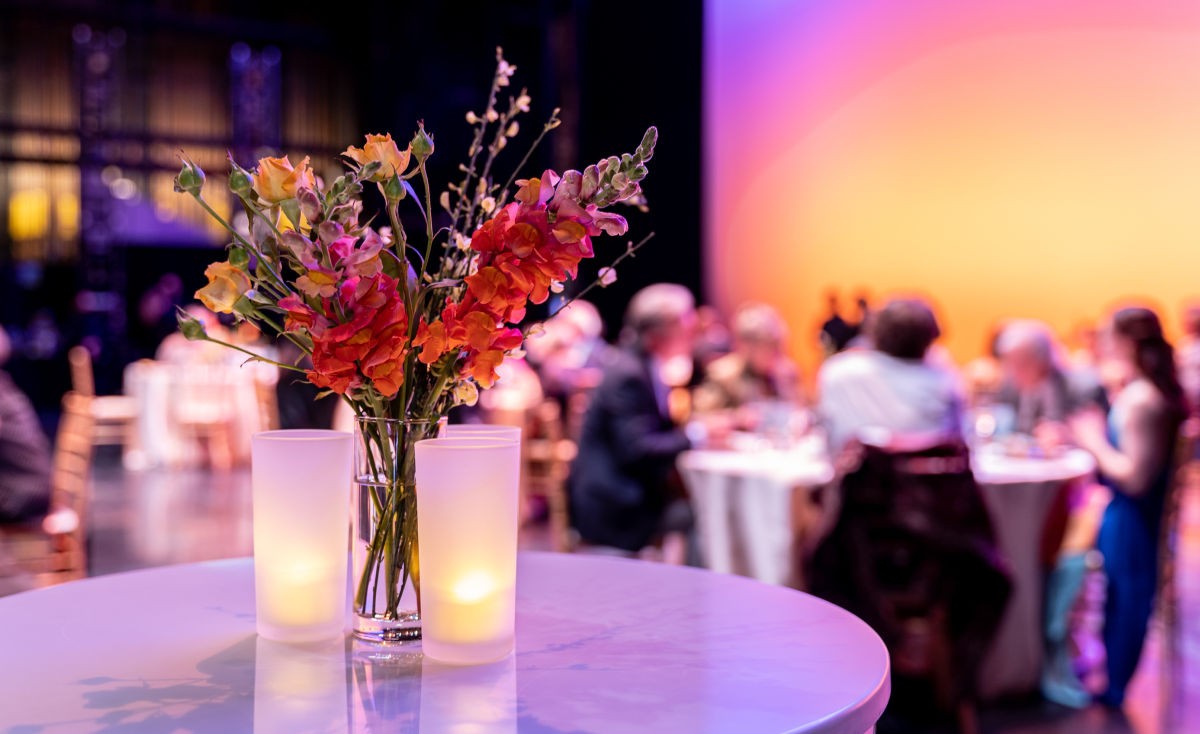 Dinner on stage