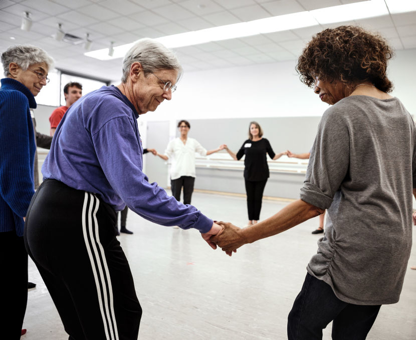 San Francisco Ballet School dance class for adults with Parkinson's Disease