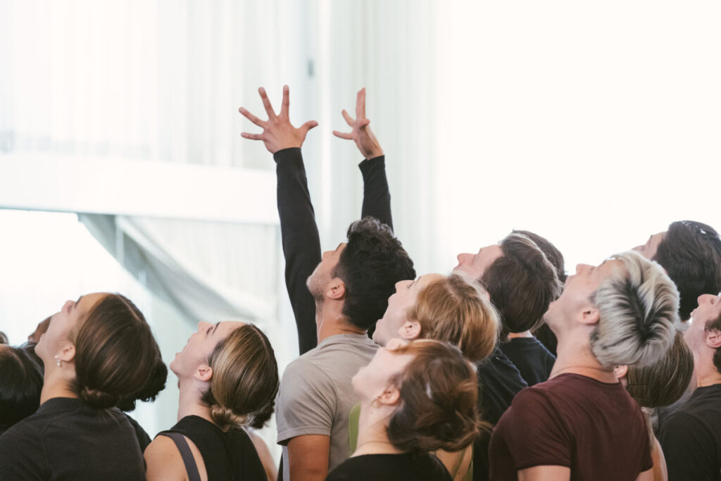 San Francisco Ballet rehearsing Aszure Barton and Sam Shepherd's Mere Mortals during World Ballet Day