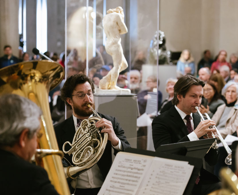 Chamber music concert by San Francisco Ballet Orchestra members at the Legion of Honor