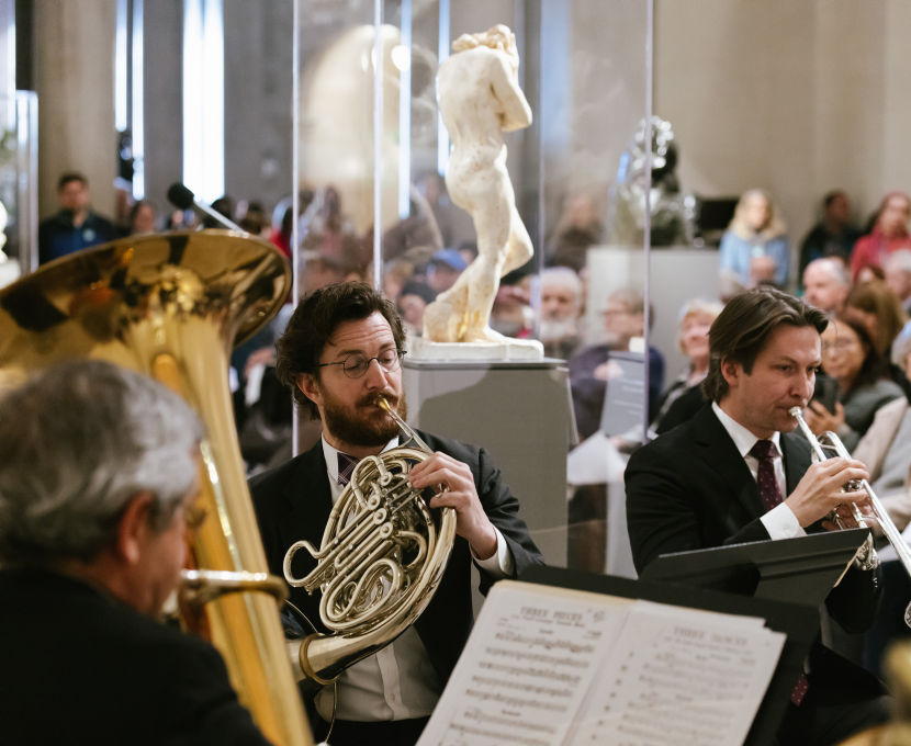 Chamber music concert by San Francisco Ballet Orchestra members at the Legion of Honor