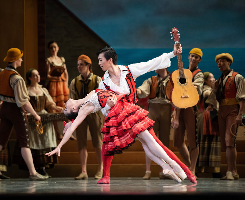 Dores André and Wei Wang in Tomasson/Possokhov's Don Quixote // © Erik Tomasson