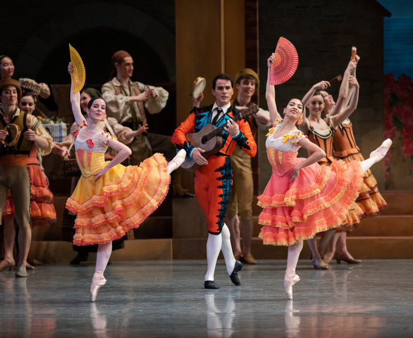 Julia Rowe and Isabella DeVivo in Tomasson/Possokhov's Don Quixote // © Erik Tomasson