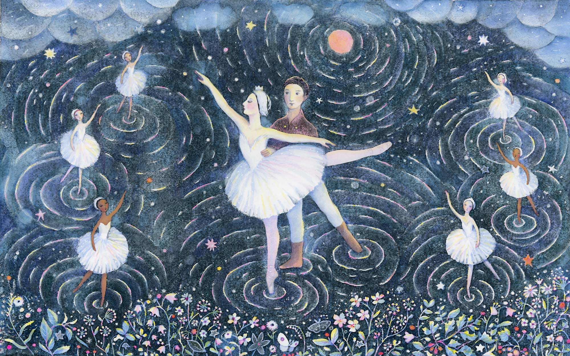 Image details: © San Francisco Ballet, illustration by Kristina Swarner