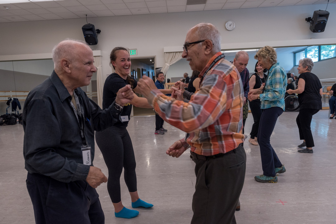 Richard Wortman and Reza Shahin in class // © Studio Sree